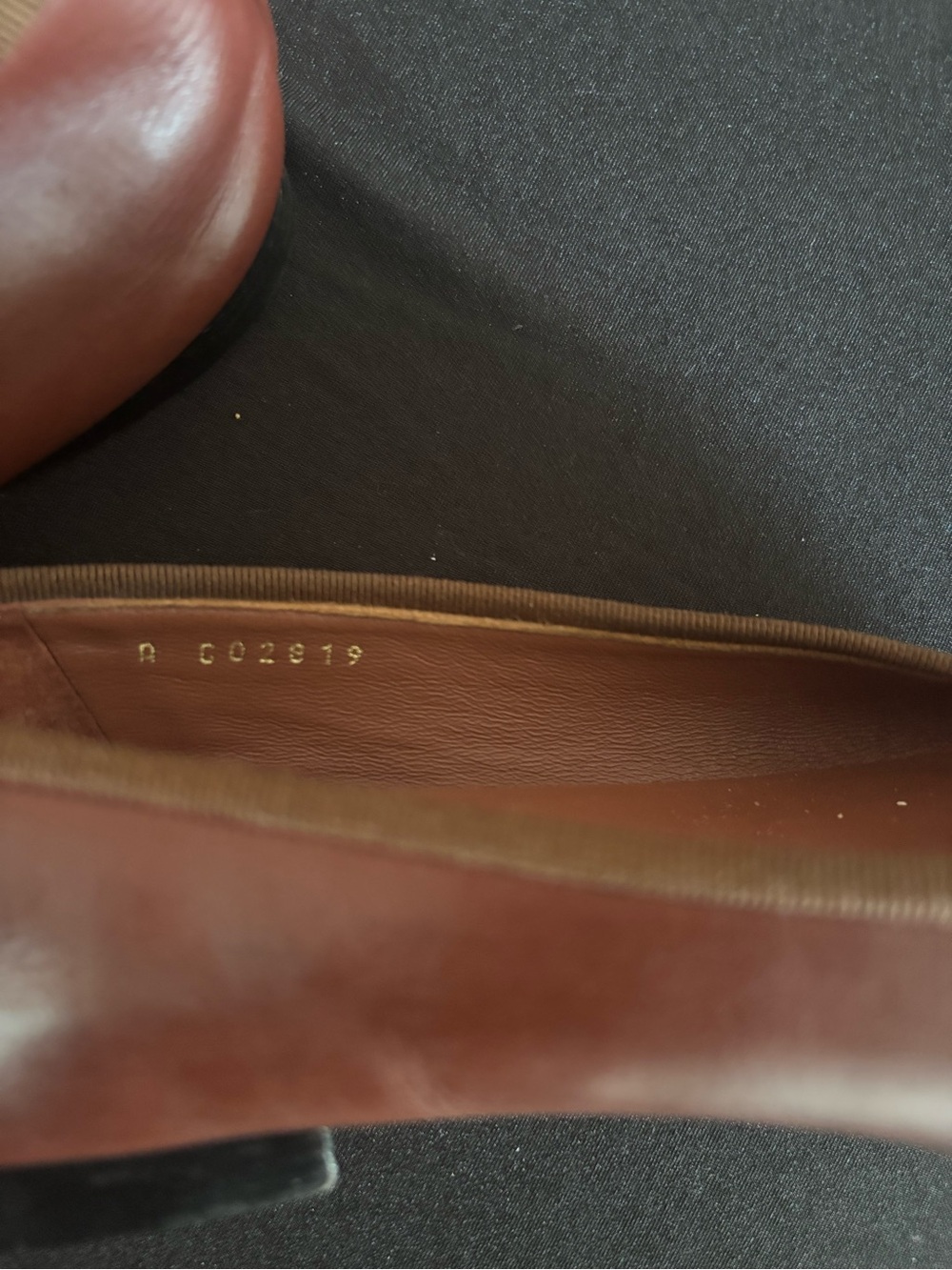 Chanel Brown Size 38/7 Slip On Ballerina Flats With CC Logo and Small Bow Detail - Picture 12 of 14